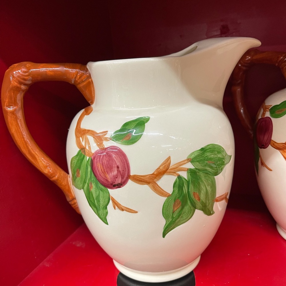 FRANSISCAN EARTHENWARE Apple Pitcher - Picture 1 of 4